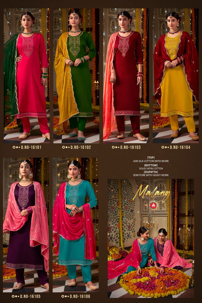 Malang By Triple Aaa Jam Silk Cotton Dress Material Wholesale Shop In Surat